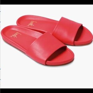 Beek Gallito Metallic Slide Sandal  Leather Womens Size 12 New In Box
